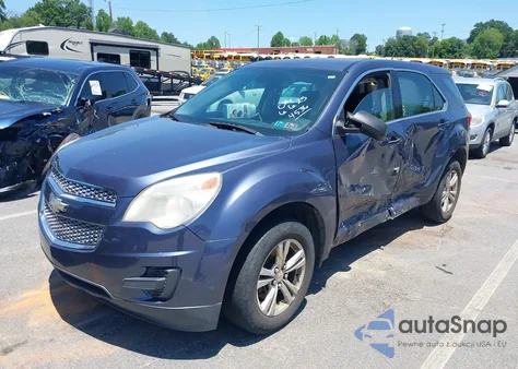 2013 Chevrolet Equinox Ls z USA, uszkodzony, nr VIN 2GNALBEK0D6154536